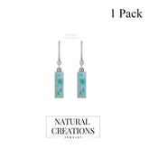 larimar slice earrings